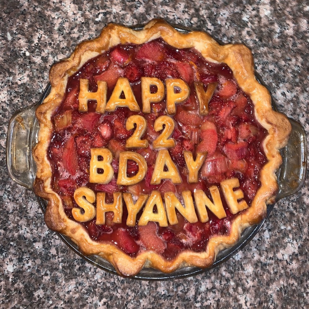 Made from scratch and baked to order pie